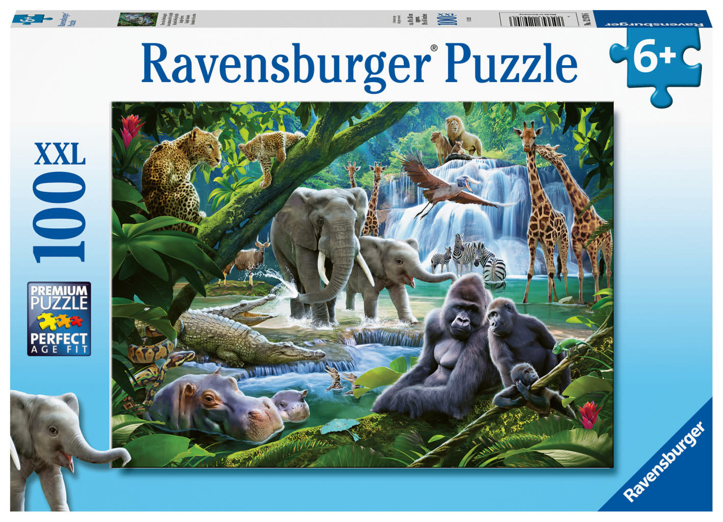 Ravensburger Ravensburger Puzzle 100pc Jungle Animals