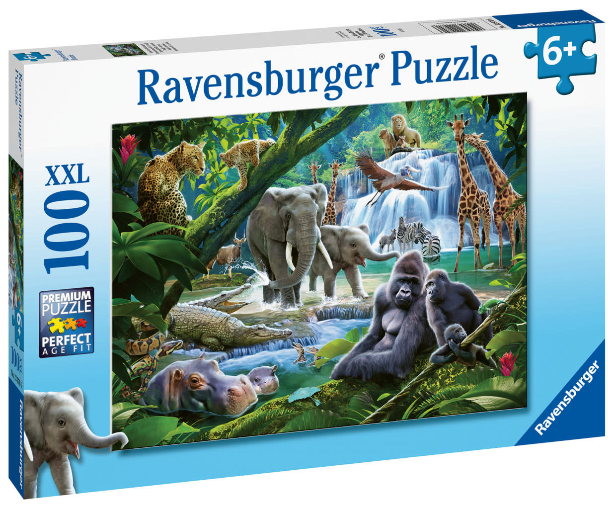 Ravensburger Ravensburger Puzzle 100pc Jungle Animals