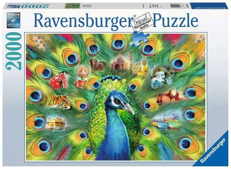 Ravensburger Ravensburger Puzzle 2000pc Land of the Peacock