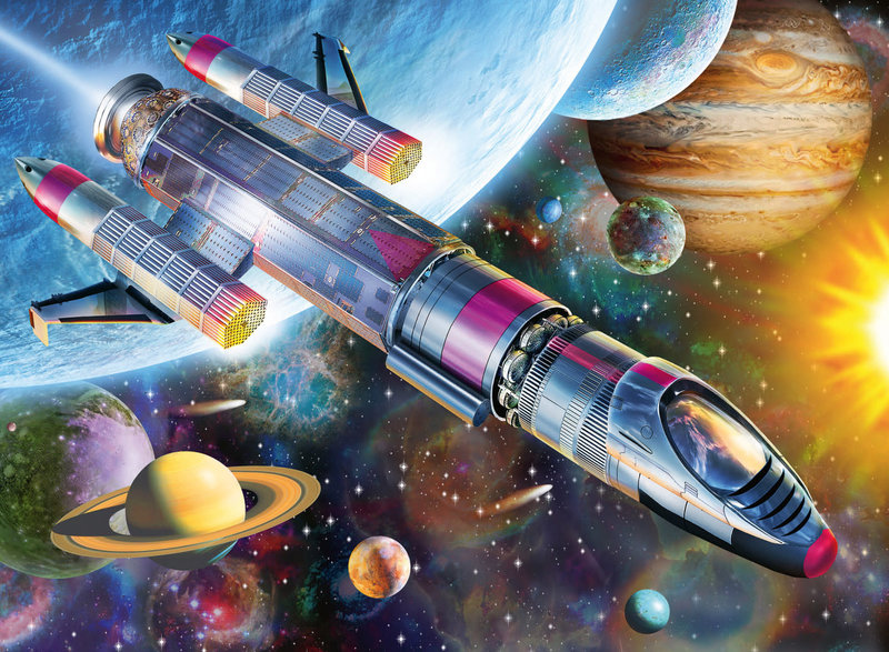 Ravensburger Ravensburger Puzzle 100pc Mission in Space