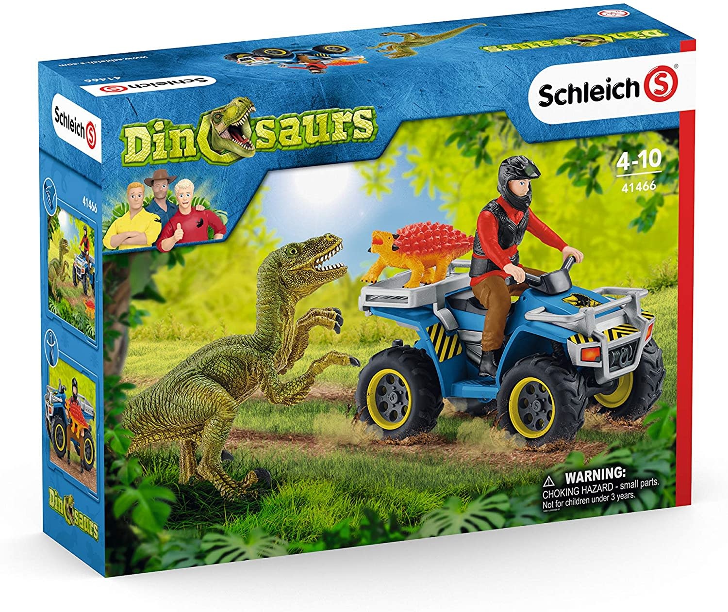 Schleich Schleich Dinosaur Quad Escape from Velociraptor