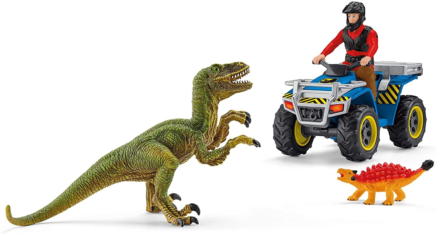 Schleich Schleich Dinosaur Quad Escape from Velociraptor