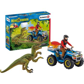 Schleich Schleich Dinosaur Quad Escape from Velociraptor