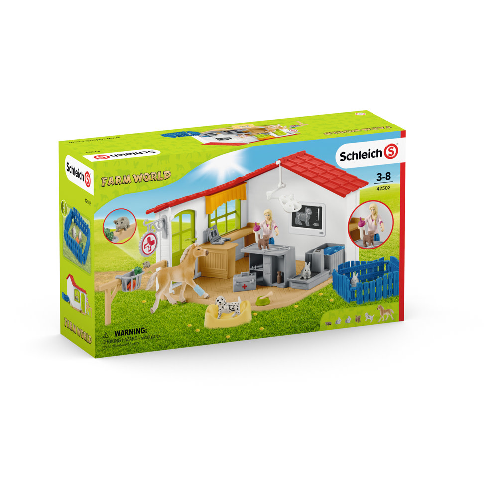 Schleich Schleich Farm World Veterinarian Practice with  Pets