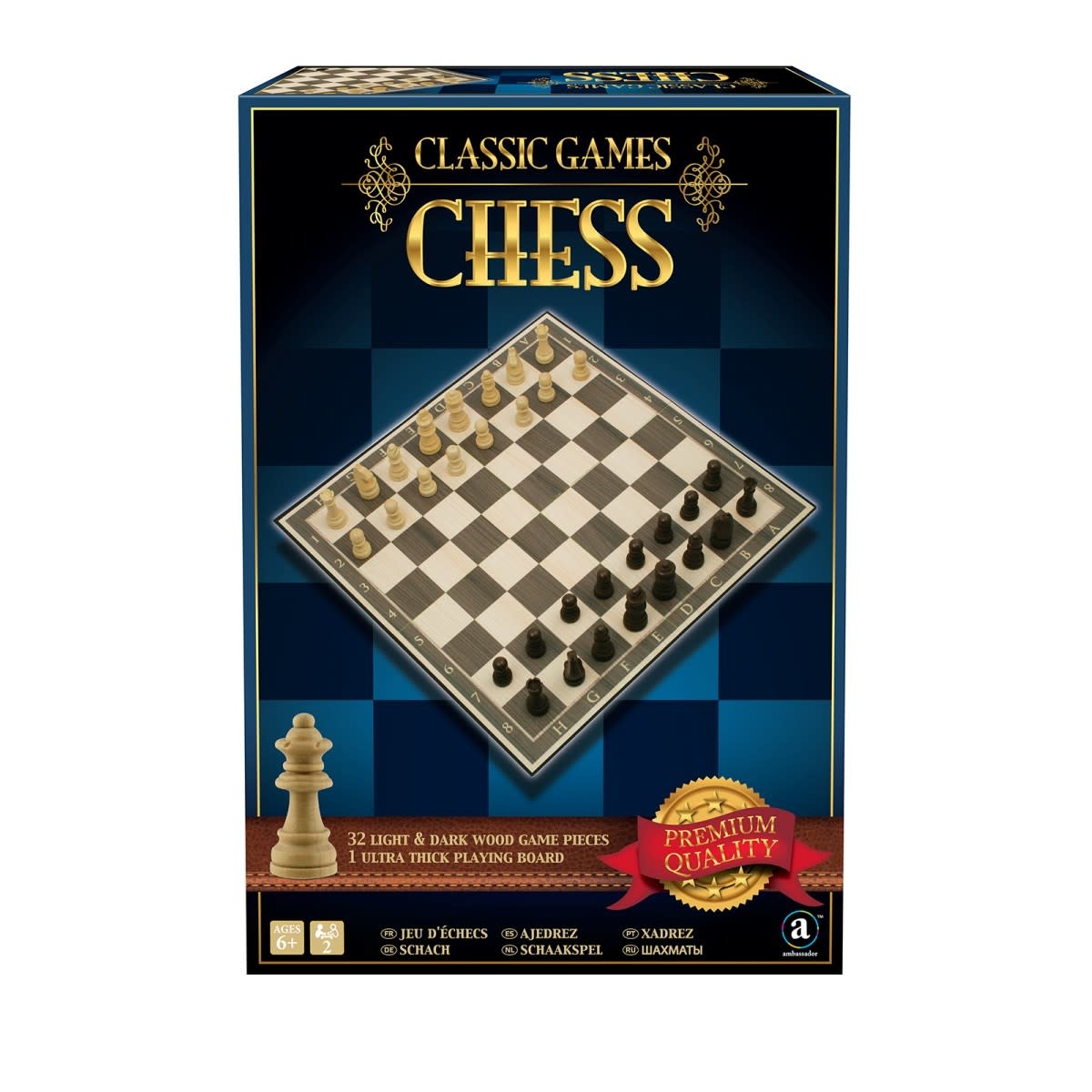 Classics Games Wood Chess Game