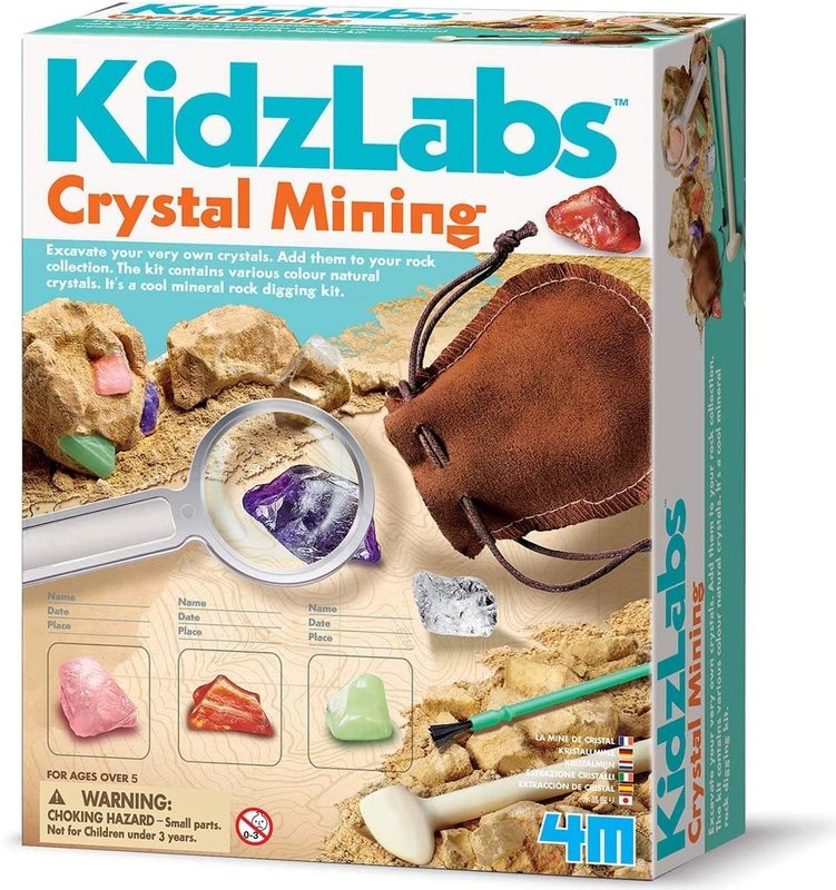 4M 4M KidzLabs Crystal Mining Kit