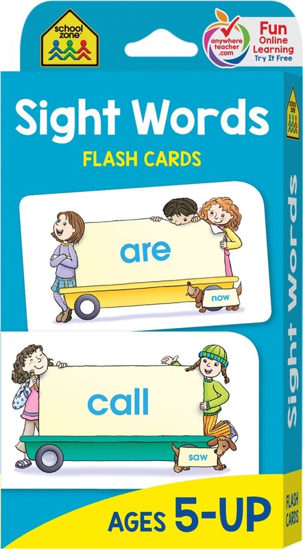 School Zone Flash Cards Sight Words