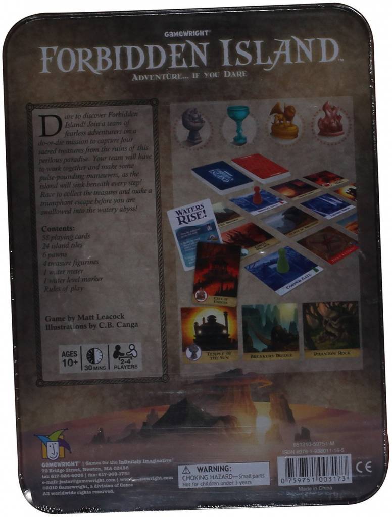 Gamewright Gamewright Game Forbidden Island