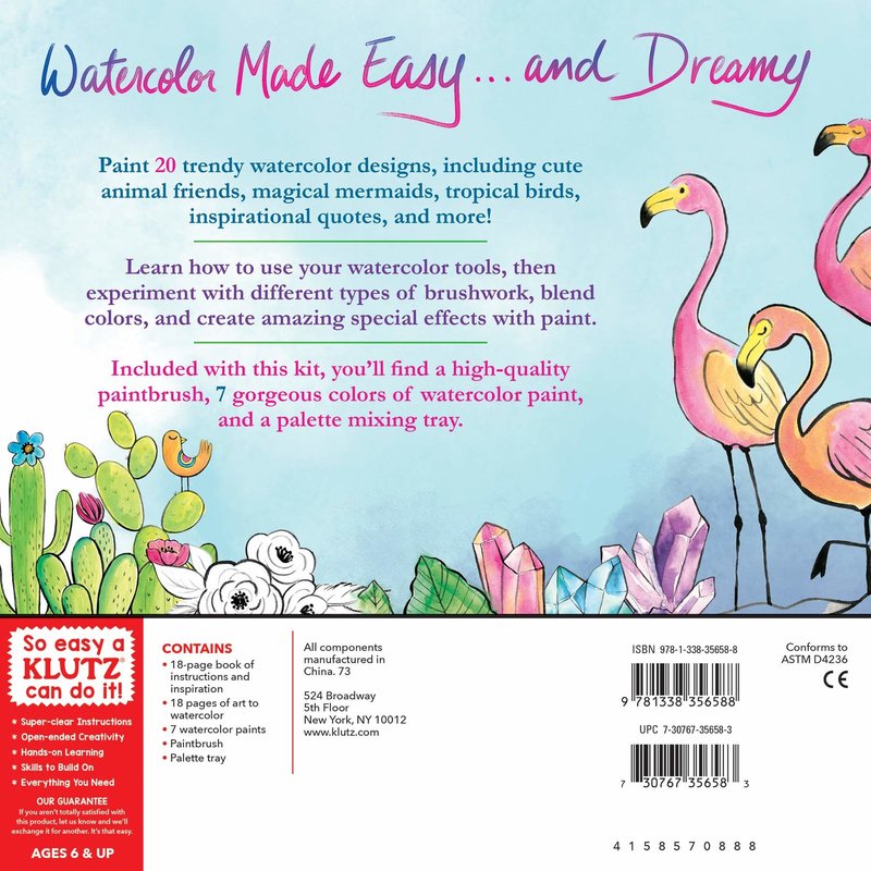 Klutz Klutz Book Watercolor Dreams