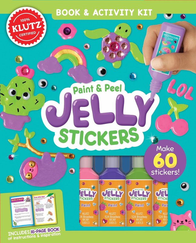 Klutz Klutz Book Paint & Peel Jelly Stickers