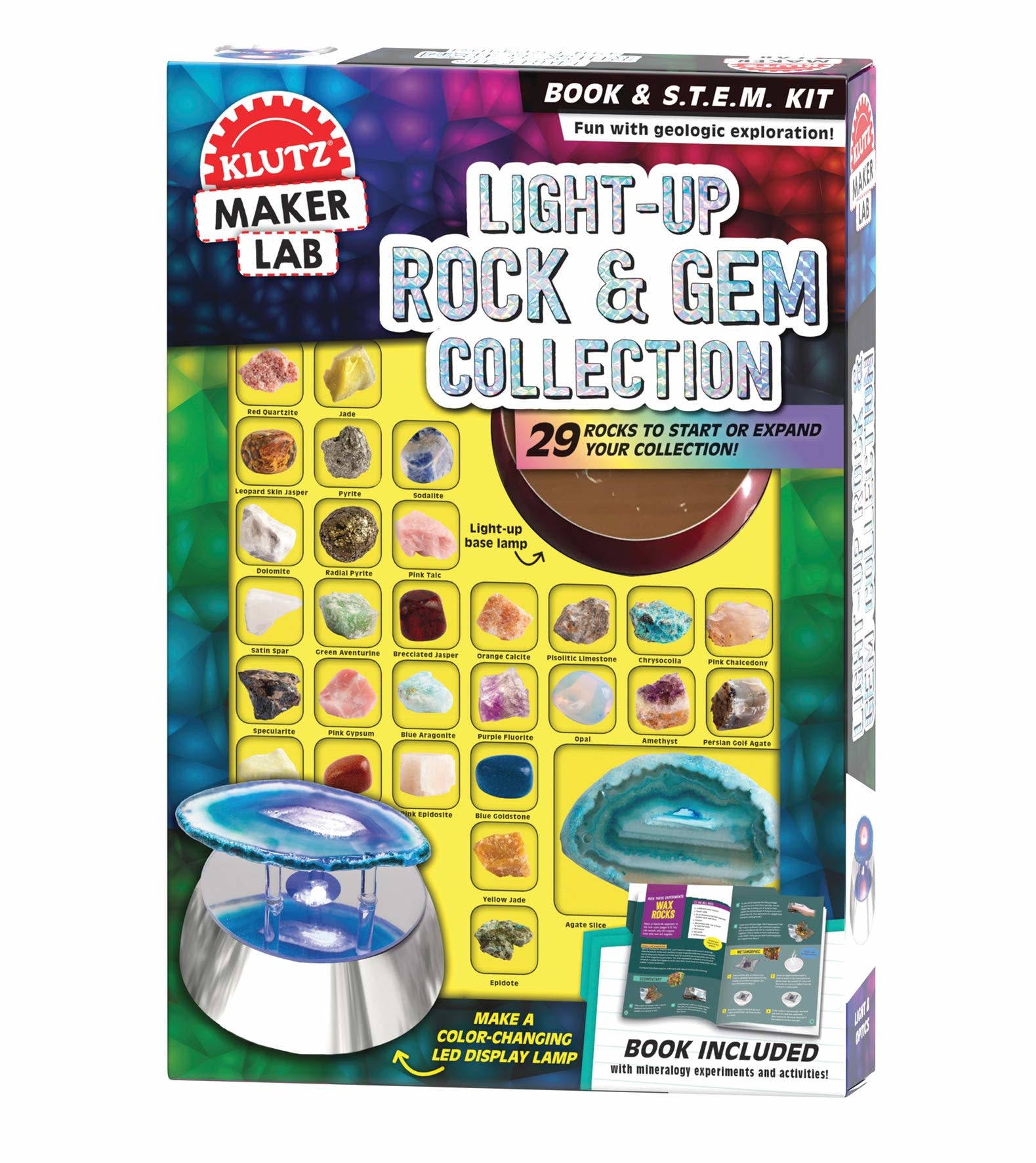 Klutz Klutz Book Light Up Rock and Gem Collection