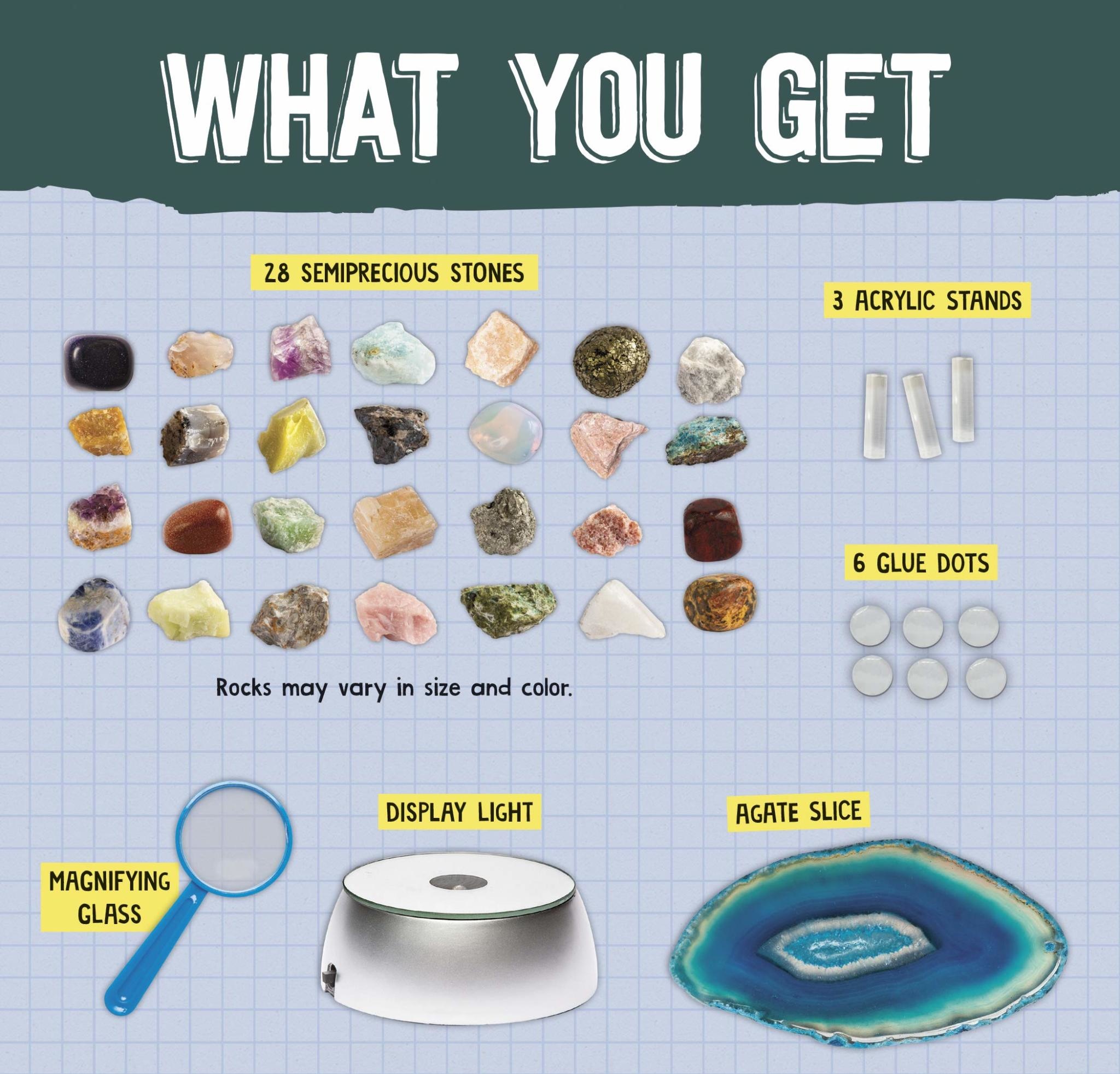 Klutz Klutz Book Light Up Rock and Gem Collection