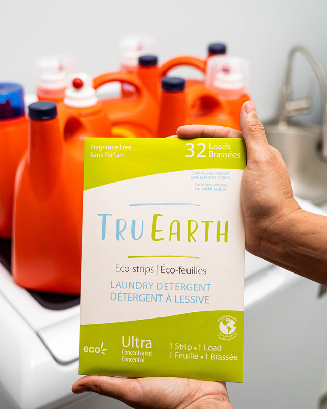 Tru Earth Laundry Detergent Eco-Strips Fresh Linen 32 Loads