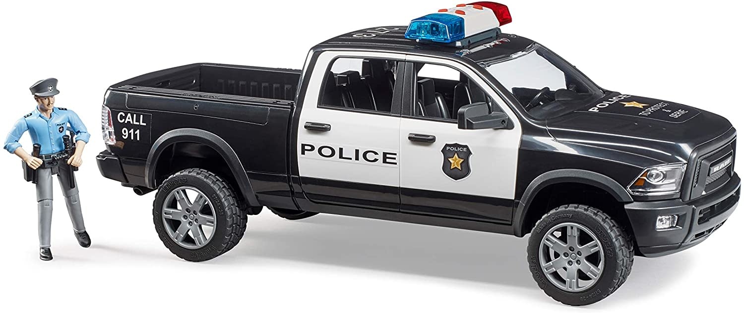 Bruder Bruder Dodge Ram Police Truck with Policeman