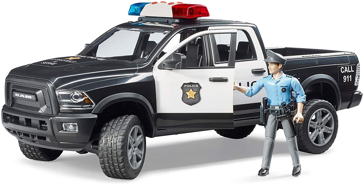 Bruder Bruder Dodge Ram Police Truck with Policeman