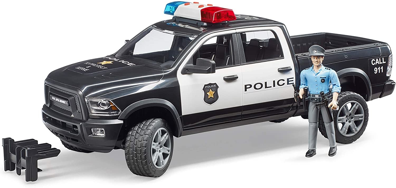 Bruder Bruder Dodge Ram Police Truck with Policeman