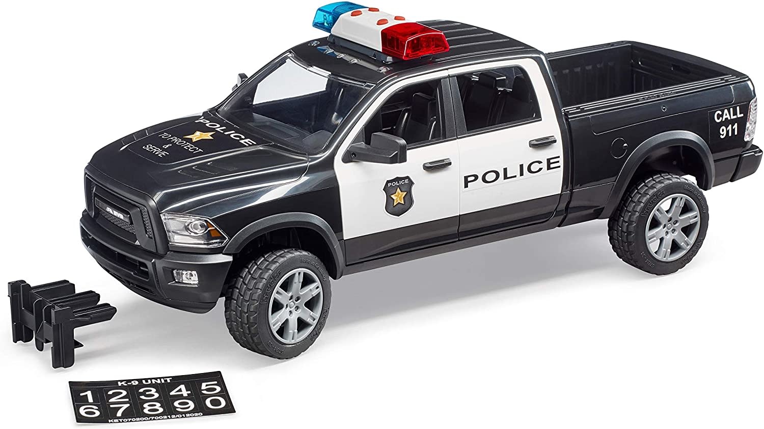 Bruder Bruder Dodge Ram Police Truck with Policeman