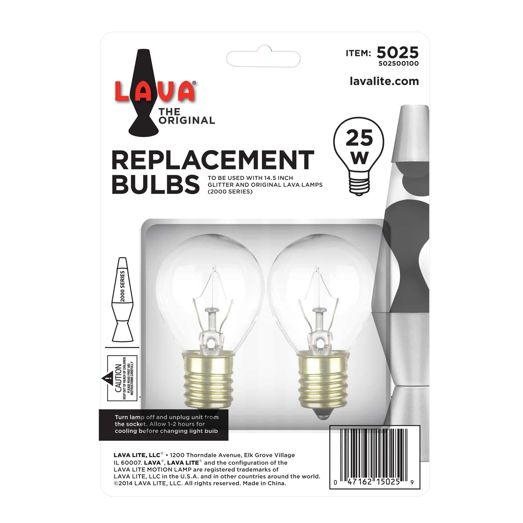 Lava Lamp Replacement Bulb 14.5" 25W