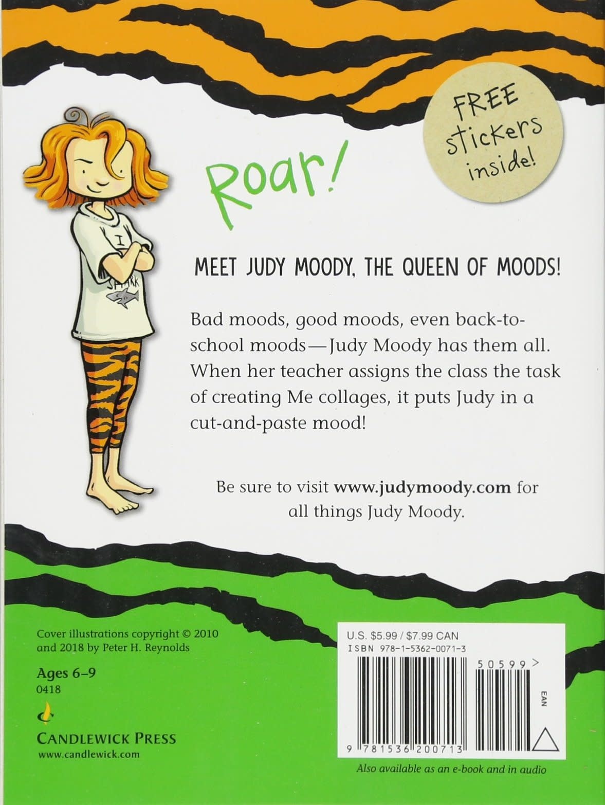 Candlewick Press Judy Moody Book Series #1 Judy Moody was in a Mood!