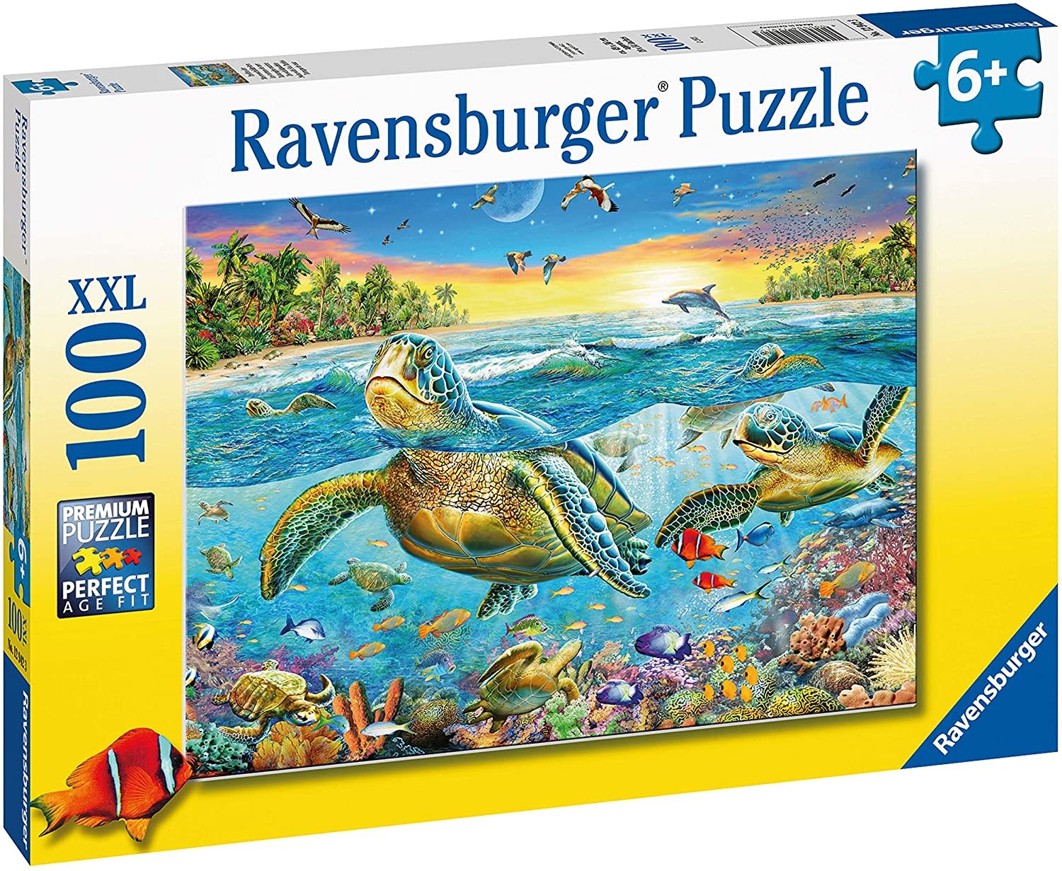 Ravensburger Ravensburger Puzzle 100pc Swim with Sea Turtles
