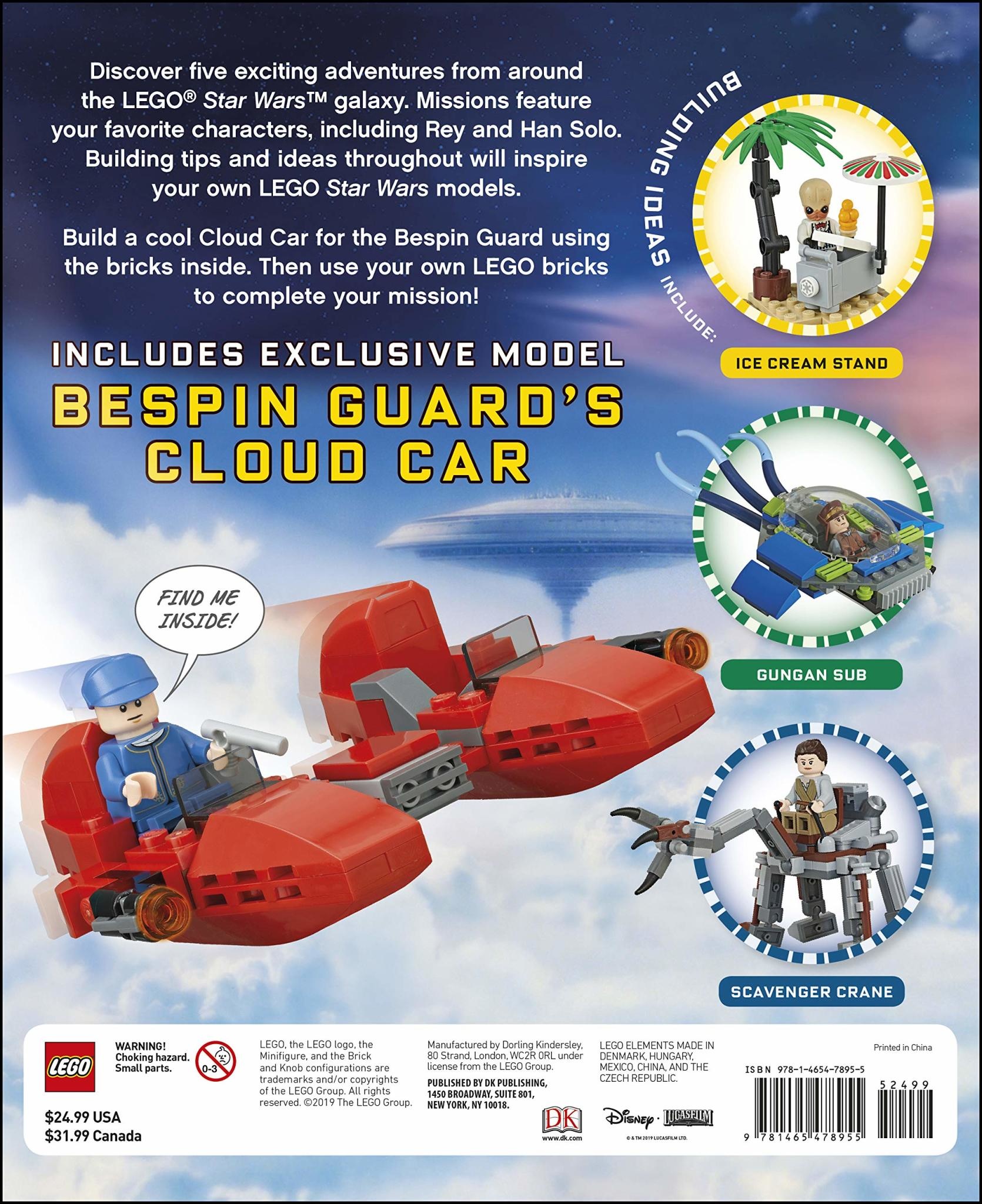 DK Lego Build Your Own Adventure Star Wars Book