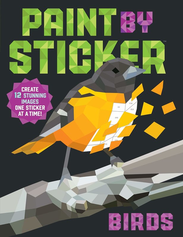 Workman Publishing Paint by Stickers: Birds