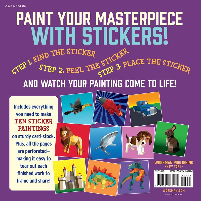 Workman Publishing Paint by Stickers Kids