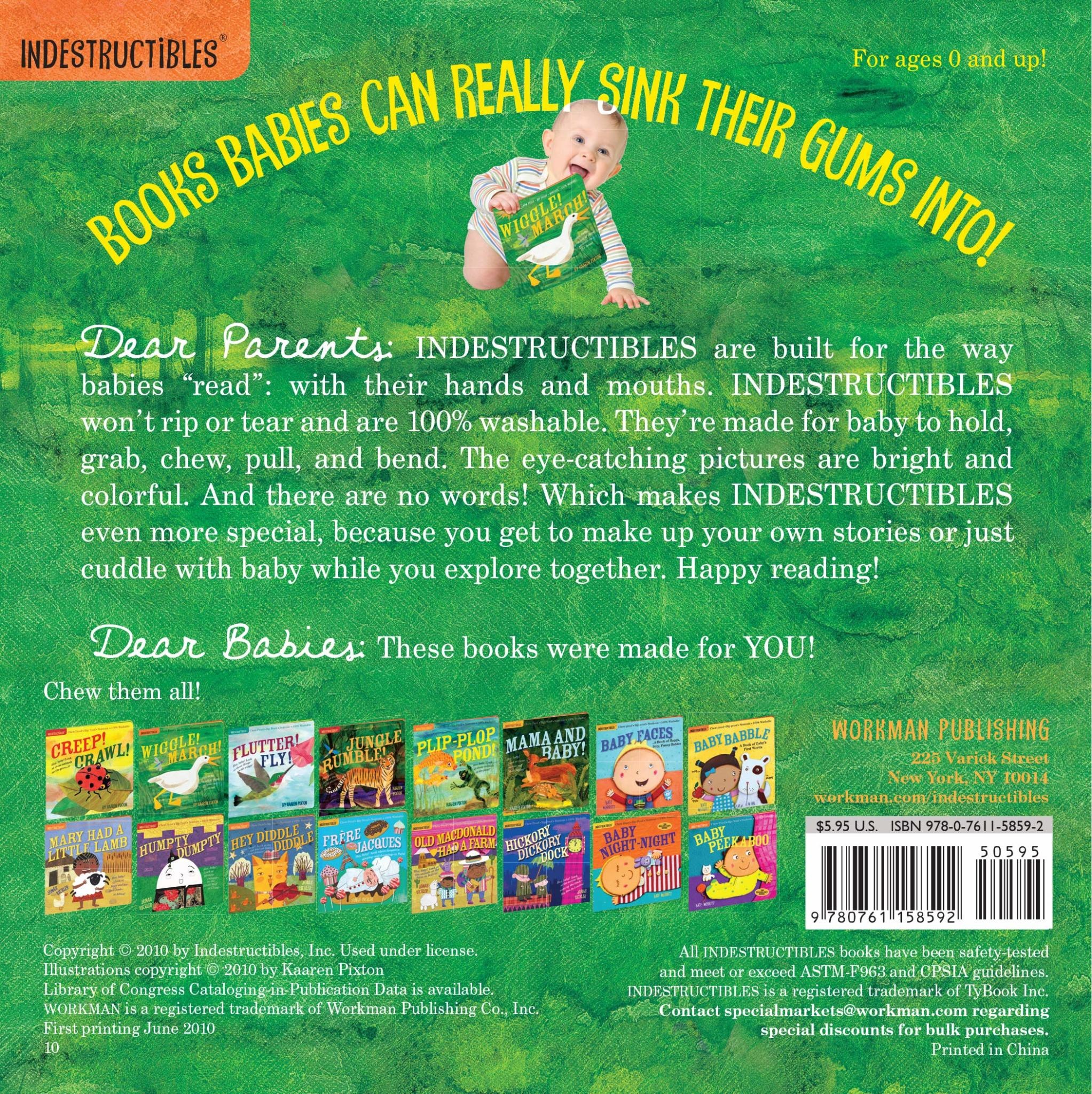 Workman Publishing Indestructibles Mama and Baby Book