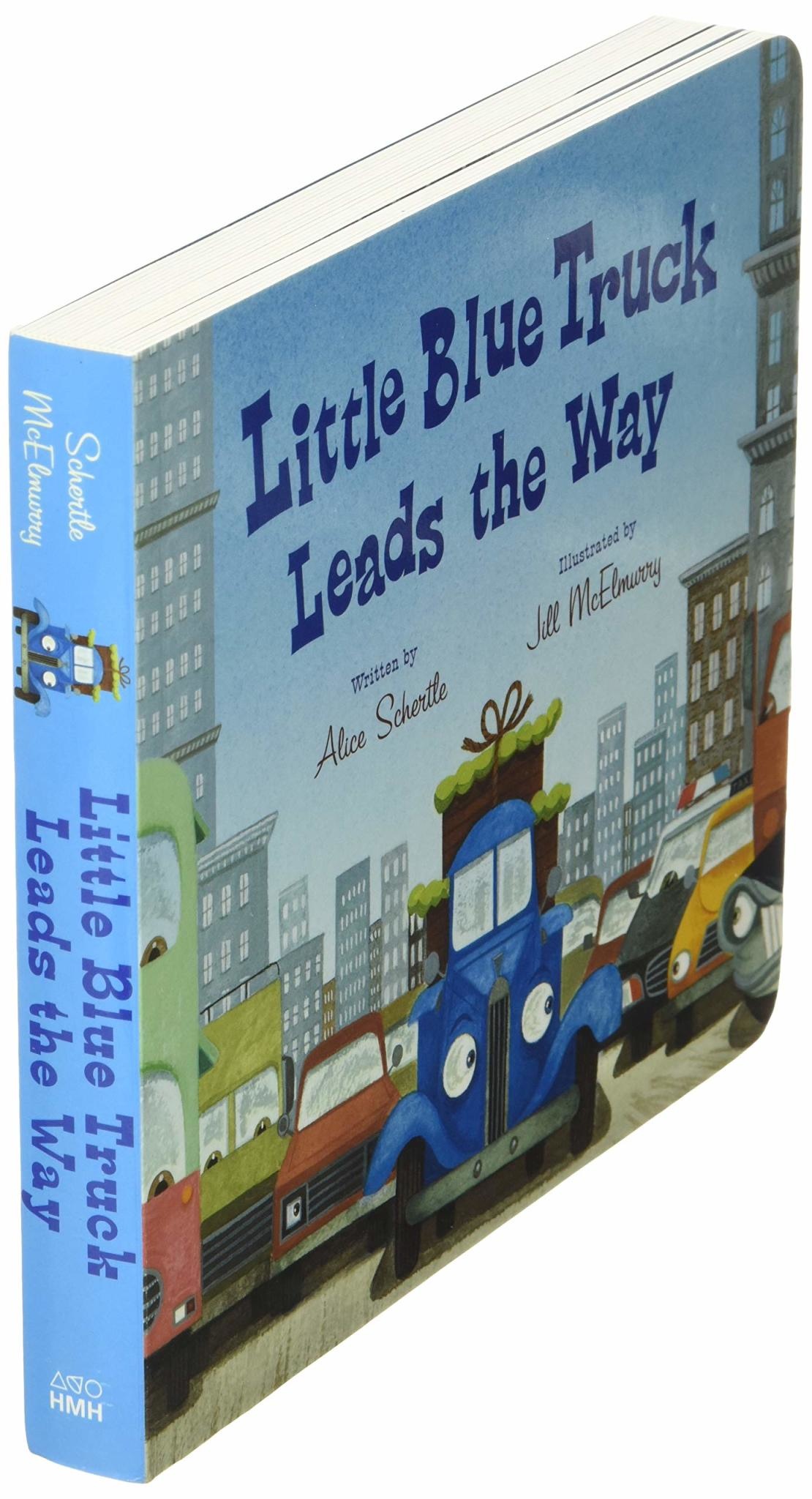 Little Blue Truck Leads the Way Board Book