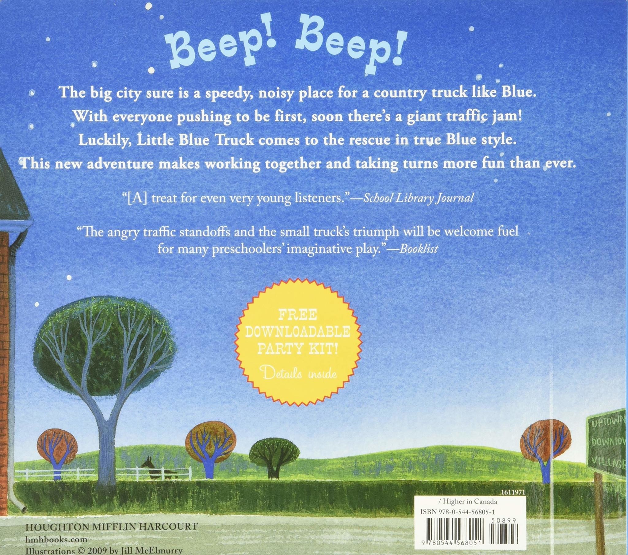 Little Blue Truck Leads the Way Board Book