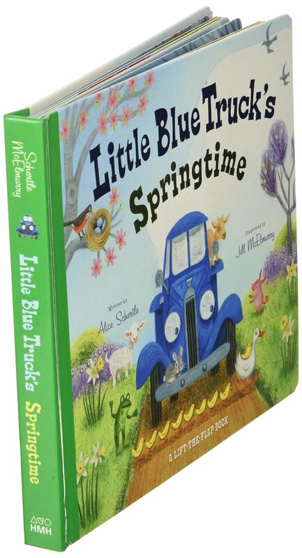 Little Blue Truck Springtime Board Book