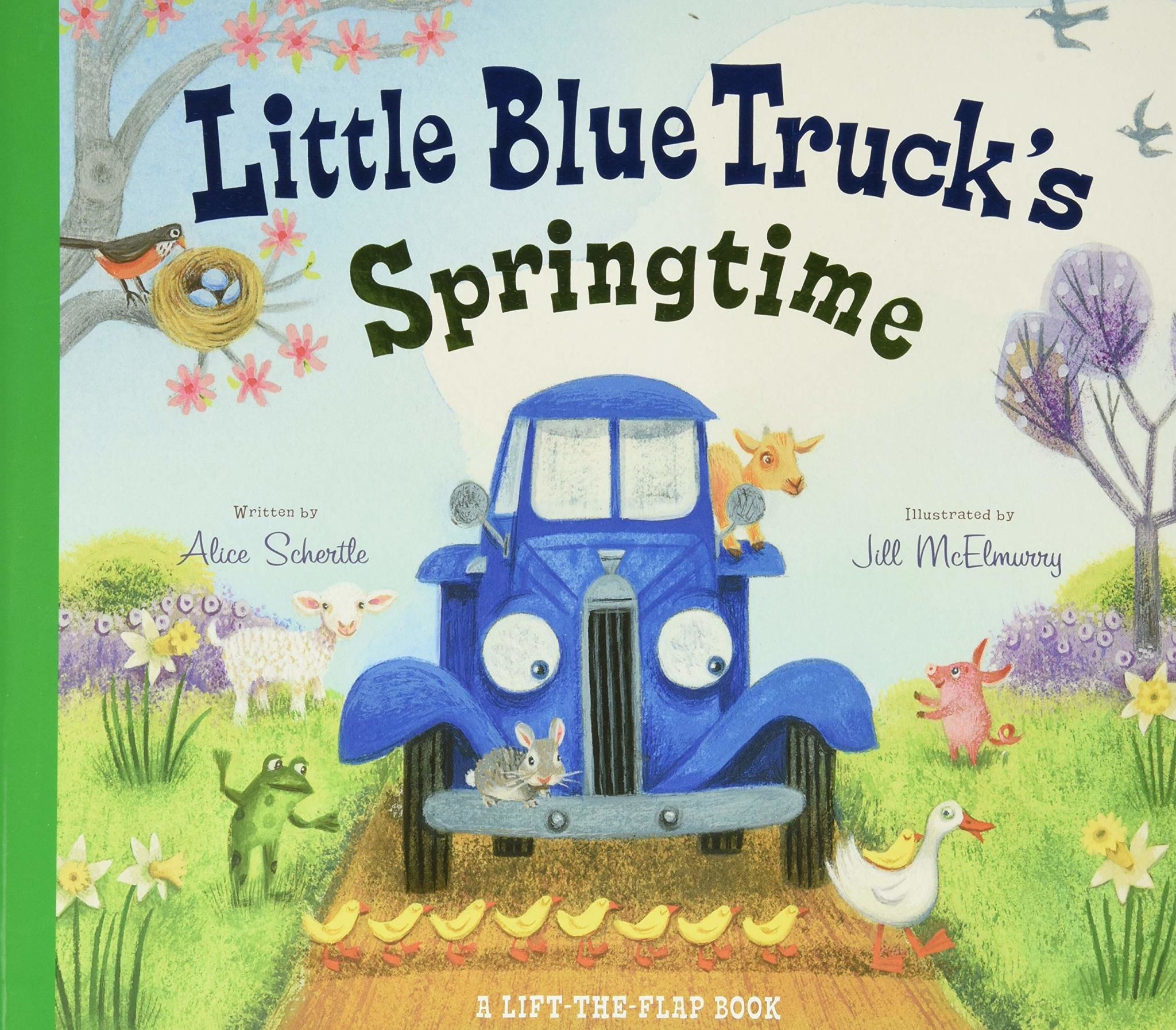 Little Blue Truck Springtime Board Book