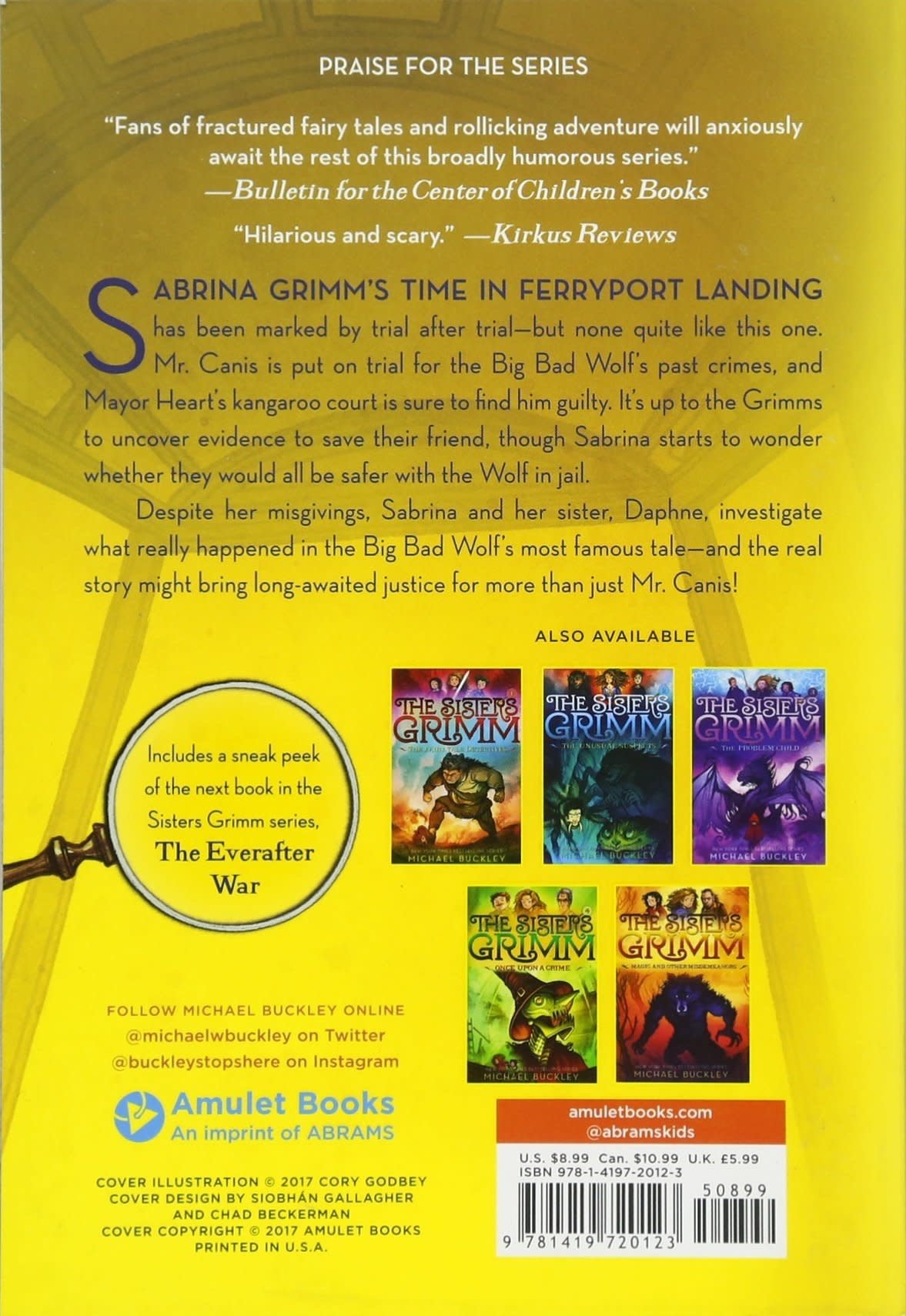 Amulet Books The Sisters Grimm Book 6 Tales From the Hood