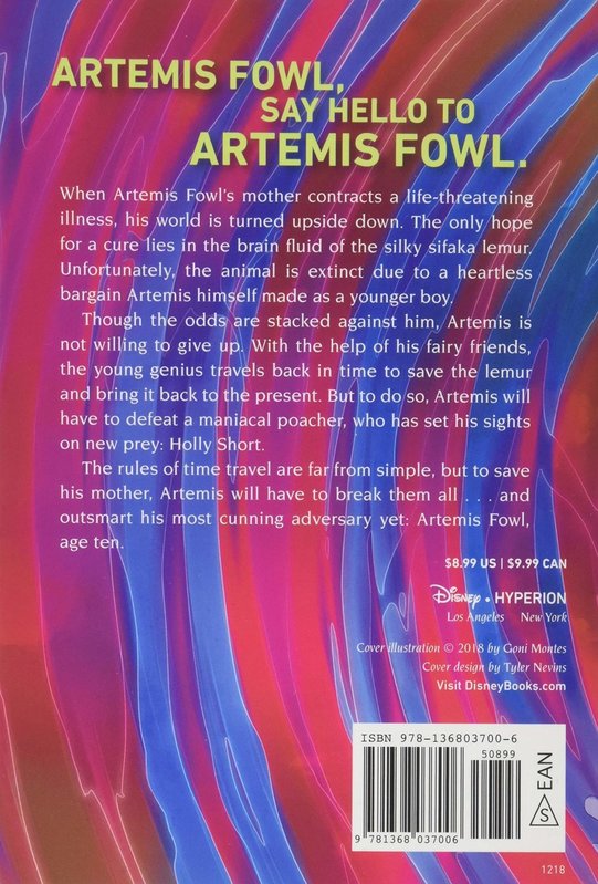 Disney-Hyperion Artemis Fowl Book 6 Time Paradox