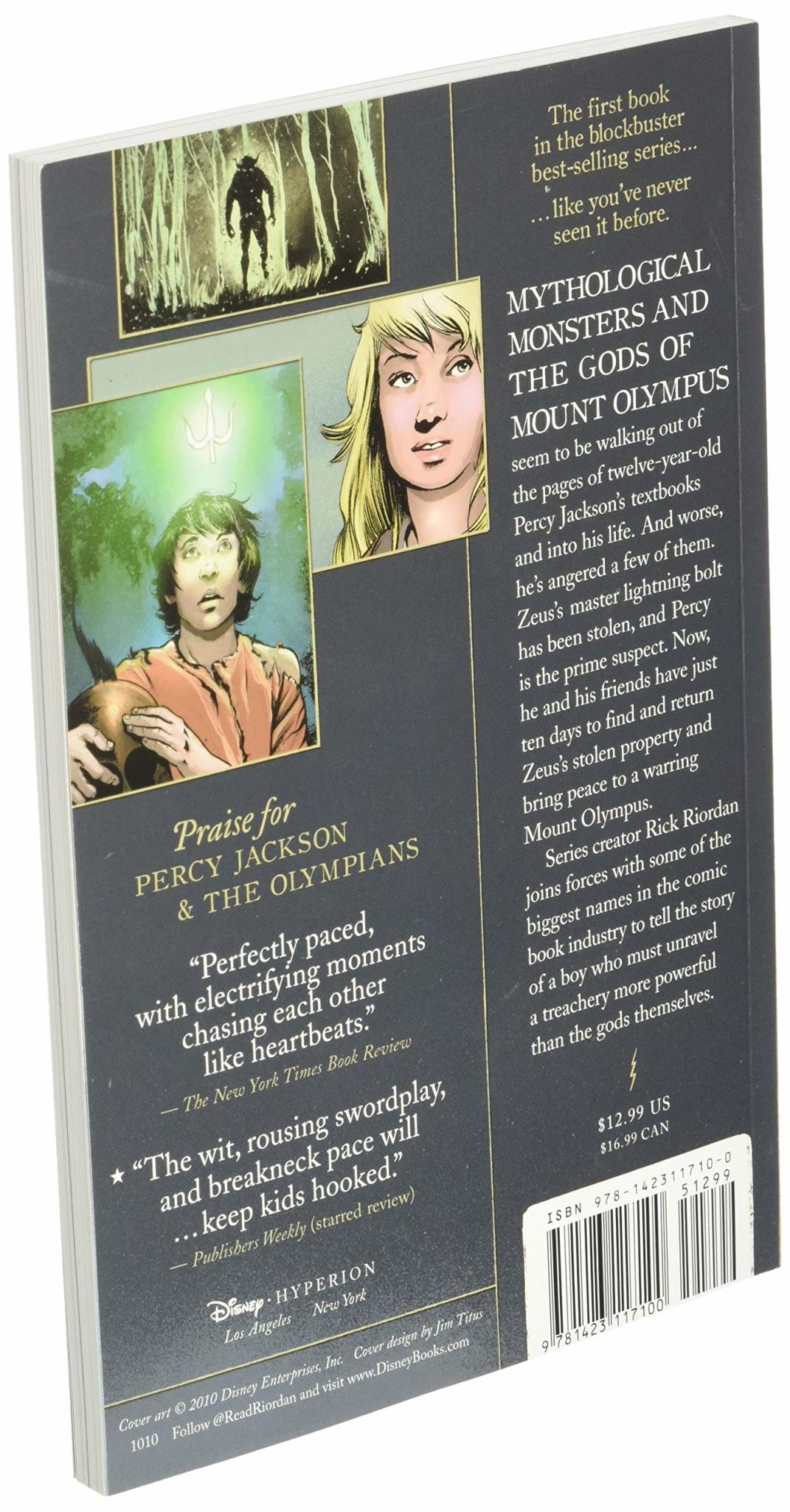 Disney-Hyperion Percy Jackson Graphic Novel Book 1 Lightning Thief