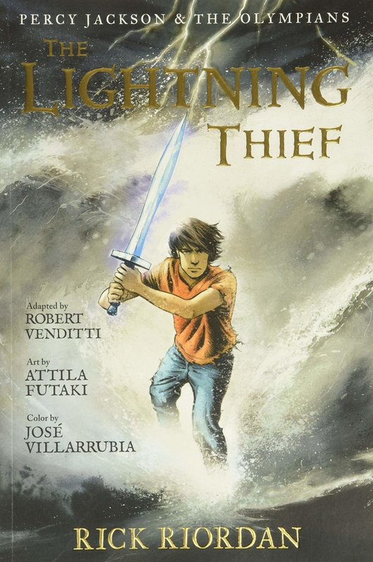 Disney-Hyperion Percy Jackson Graphic Novel Book 1 Lightning Thief