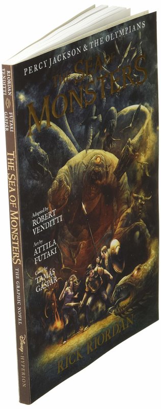 Disney-Hyperion Percy Jackson Graphic Novel Book 2 Sea of Monsters