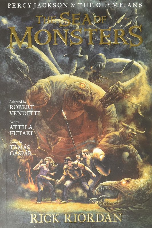 Disney-Hyperion Percy Jackson Graphic Novel Book 2 Sea of Monsters