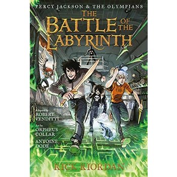 Disney-Hyperion Percy Jackson Graphic Novel Book 4 Battle of Labyrinth