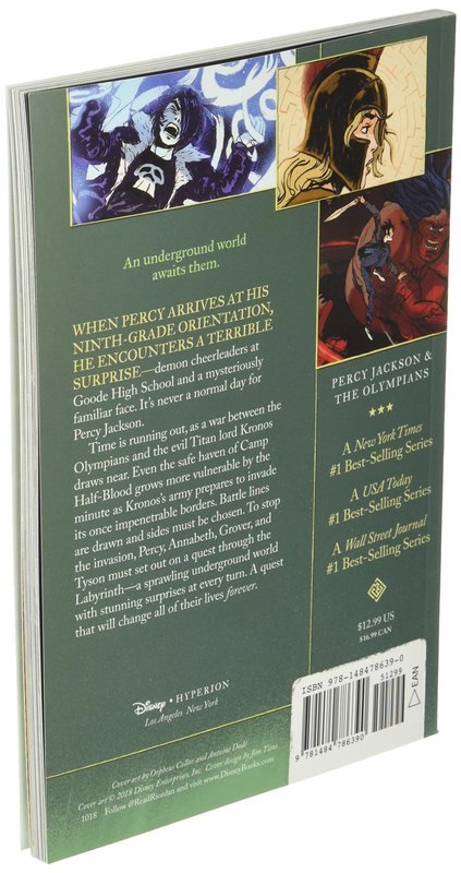 Disney-Hyperion Percy Jackson Graphic Novel Book 4 Battle of Labyrinth