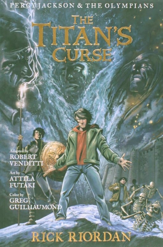 Disney-Hyperion Percy Jackson Graphic Novel Book 3 Titans Curse