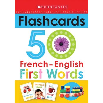 Scholastic Early Learner Flash Cards French-English 50 Words