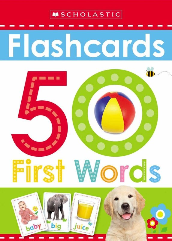 Scholastic Early Learner Flash Cards: 50 First Words