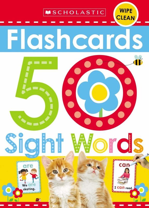 Scholastic Early Learner Flash Cards: 50 Sight Words