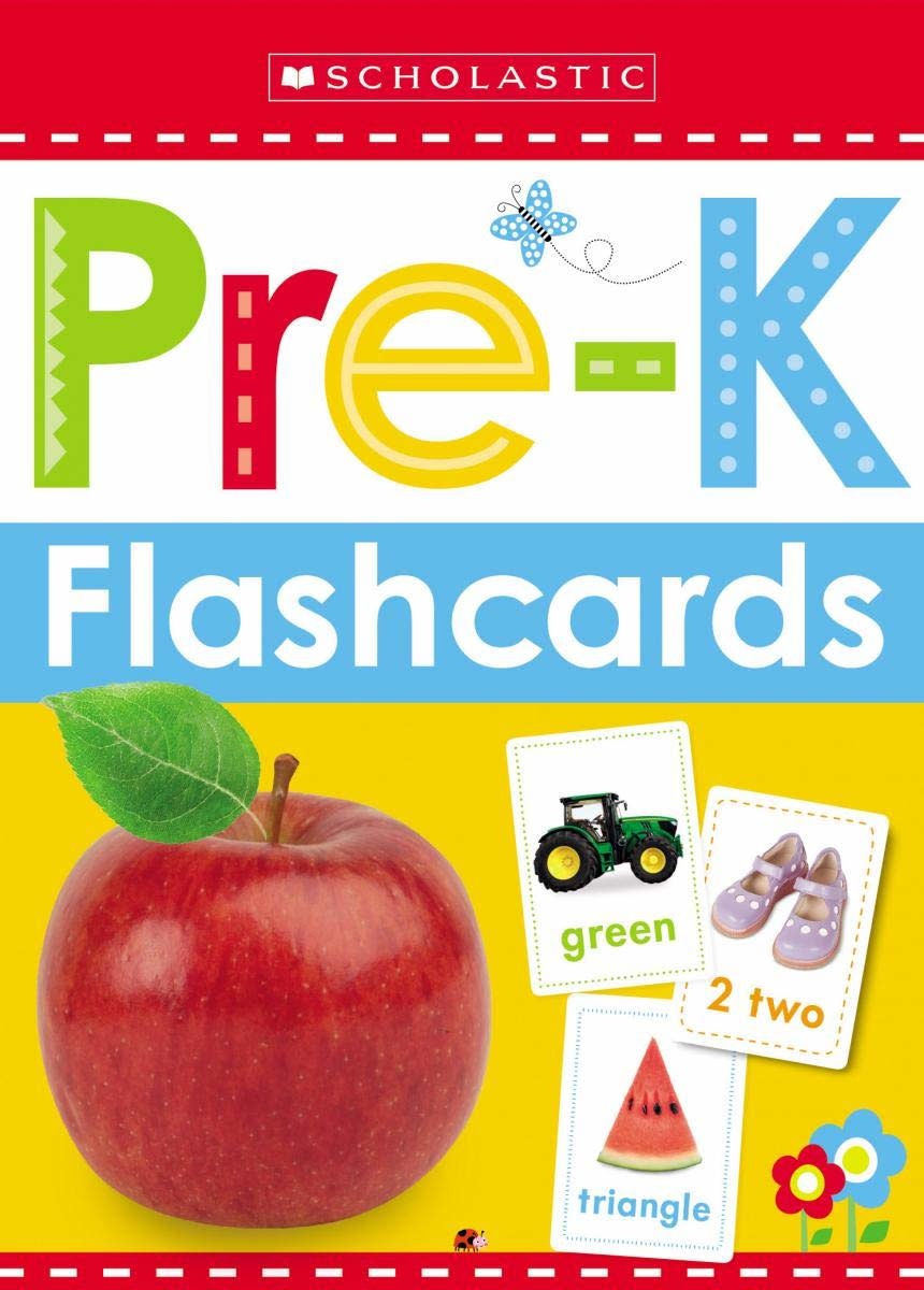 Scholastic Early Learner Get Ready Flash Cards Pre-K