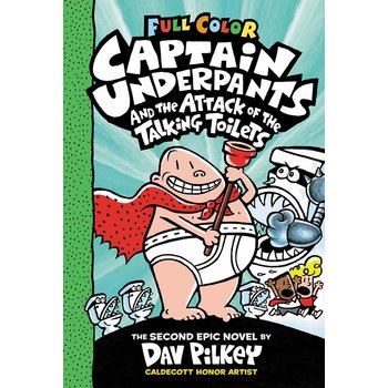 Scholastic Captain Underpants Colour Book 2 and the Attack of the Talking Toilets