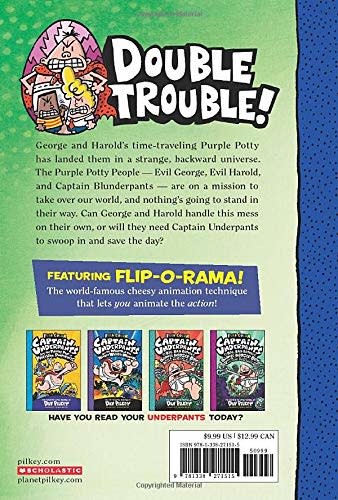 Scholastic Captain Underpants Book 8 & the Preposterous Plight of the Purple Potty People