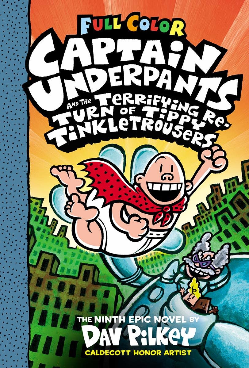 Scholastic Captain Underpants Book 9 & the Terrifying Return of Tippy Tinkletrousers