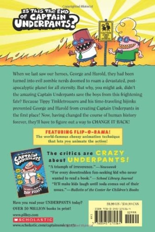 Scholastic Captain Underpants Colour Book 10 and the Revolting Revenge of the Radioactive Robo-Boxers