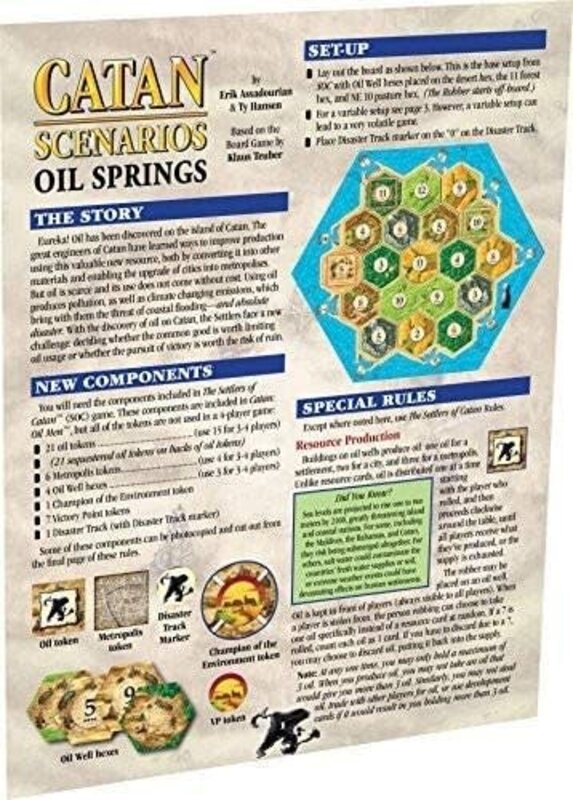 Catan Studios Catan Scenarios Oil Springs